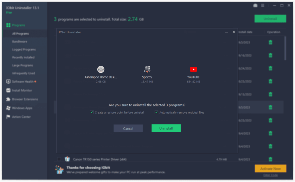 Uninstall Tool