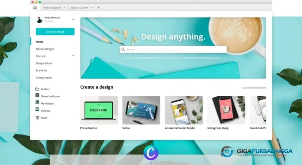 Canva Desktop Terbaru Download Full Version