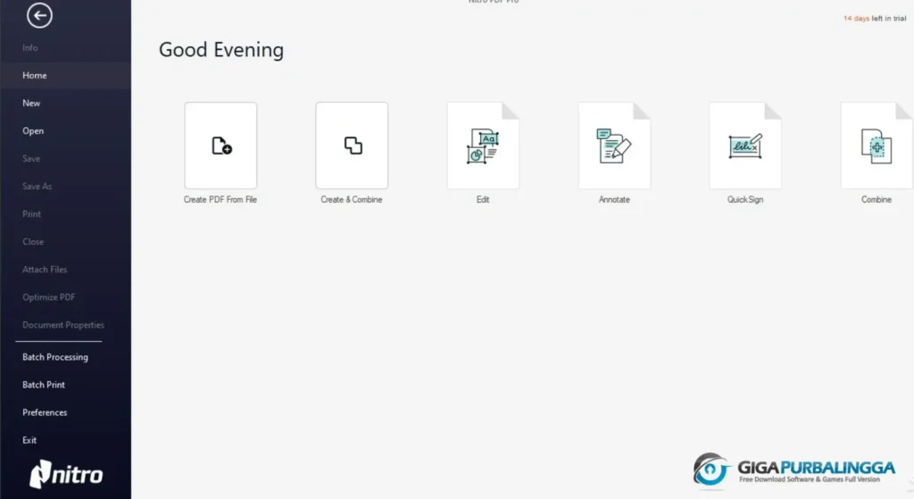 Download Nitro PDF Pro Full Tarbaru