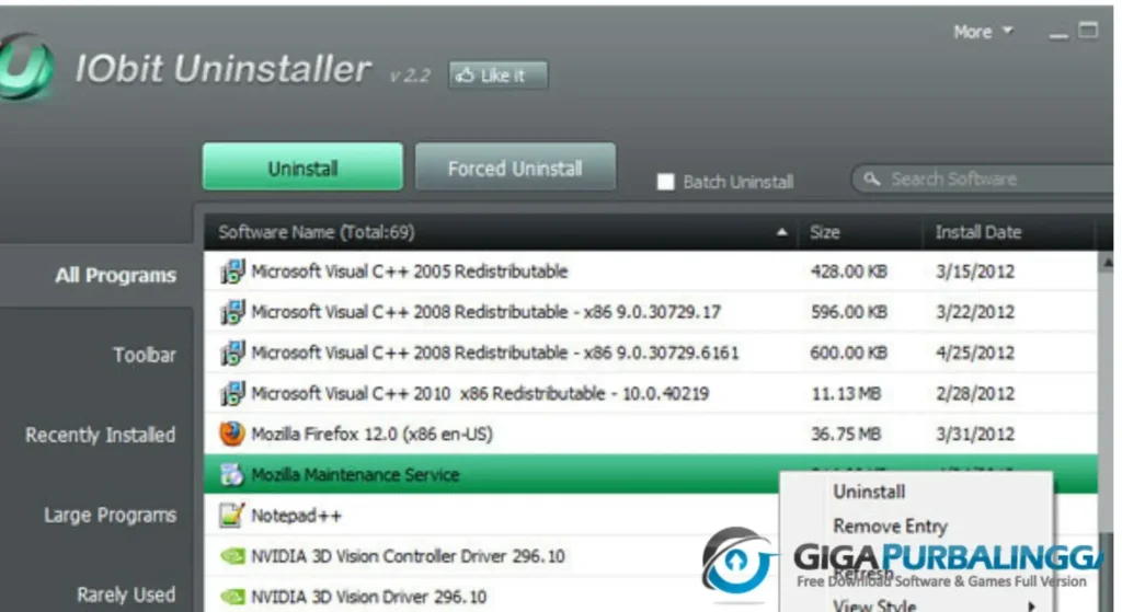 IObit Uninstaller Pro Free Download