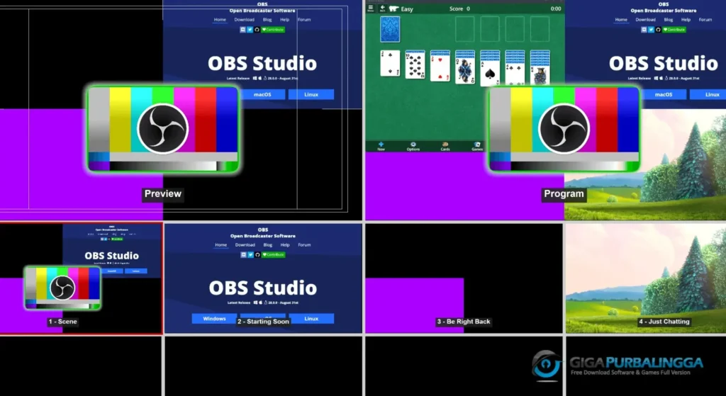 OBS Studio Terbaru Full Version Download
