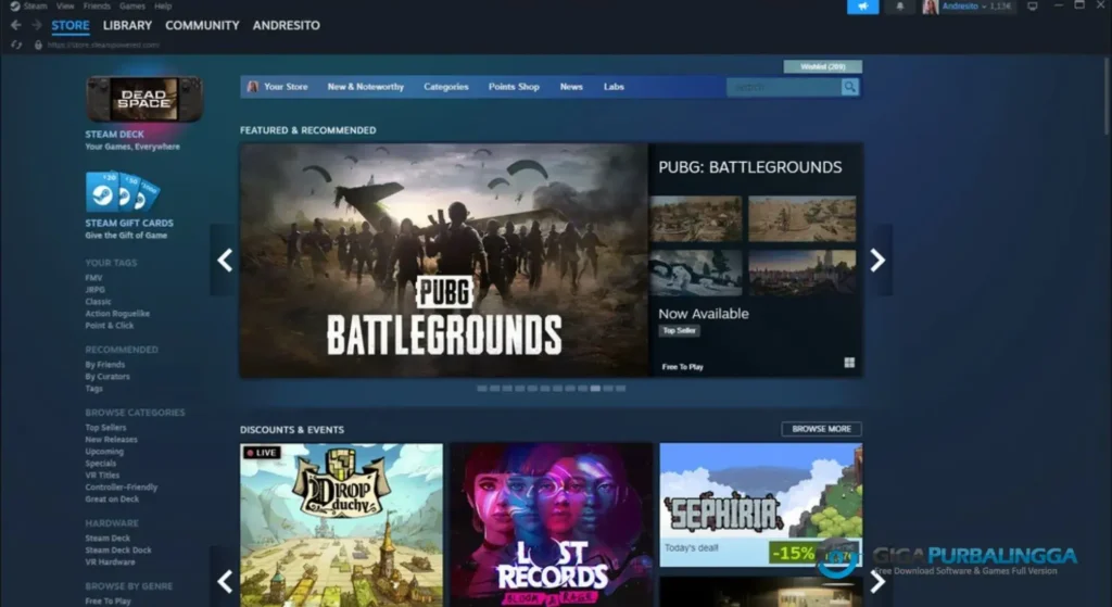 Steam Terbaru Full Premium Version Download
