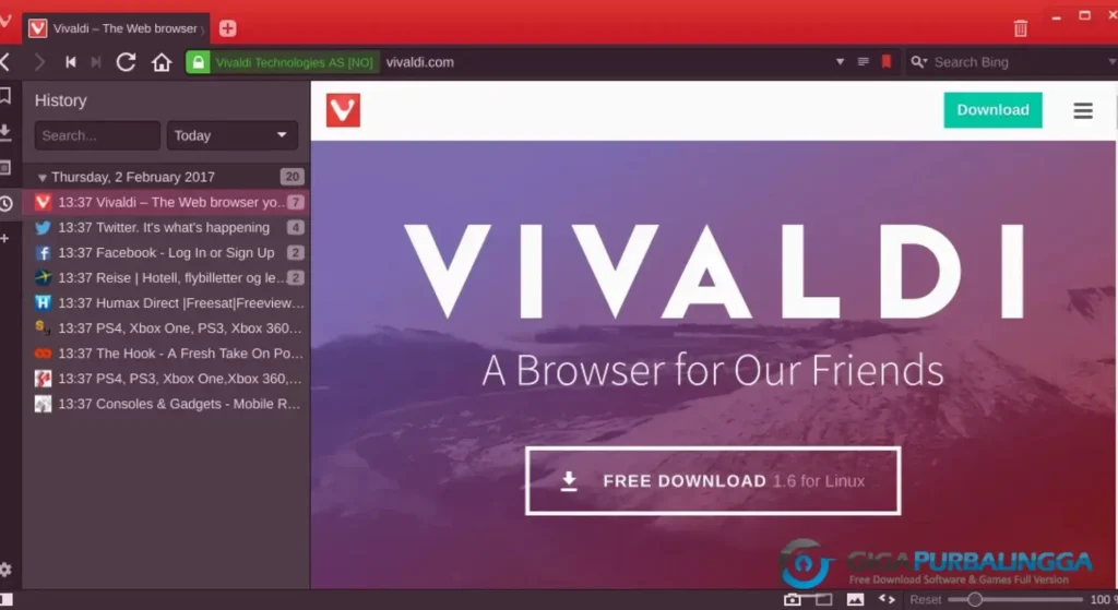 Vivaldi Web Browser Free Download