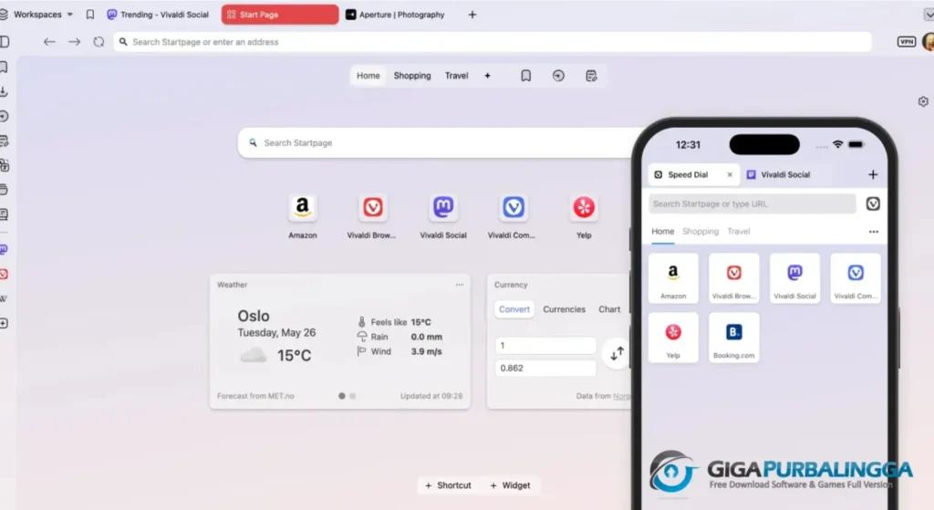 Vivaldi Web Browser Free Download