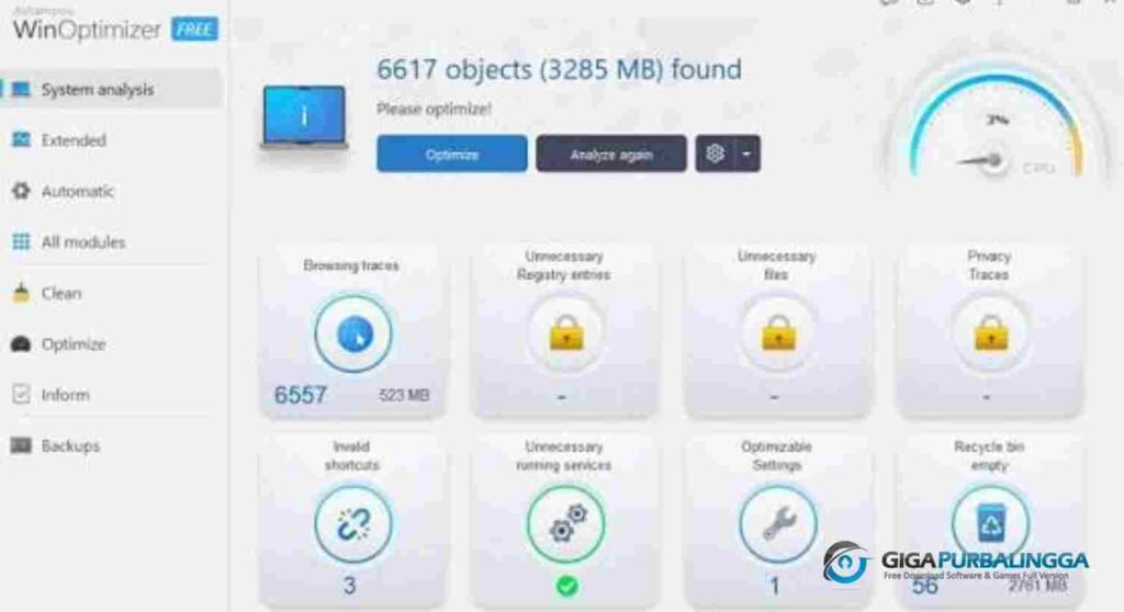 Ashampoo WinOptimizer Terbaru Full Version Download